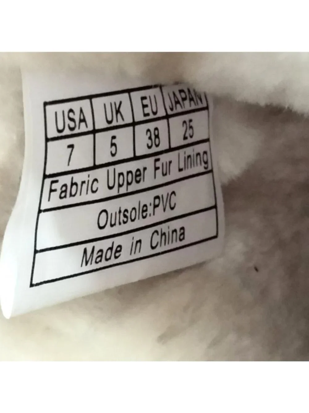 Finiwor Size 7 Ankle Boots Fur Lined Plush Cushion Waterproof Winter Snow Boots